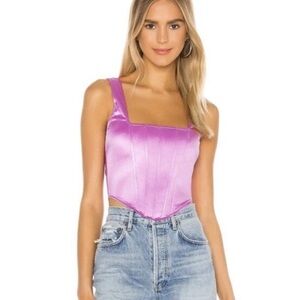 NWT Superdowm catay corset pink sz M